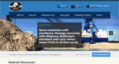 Desktop Screenshot of bedrockresources.com